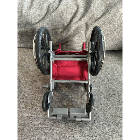 American Girl 18” Doll Berry Red Wheel Chair Only Authentic Toy Wheelchair - Picture 5 of 5